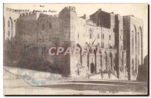 Old Postcard Avignon Popes' Palace