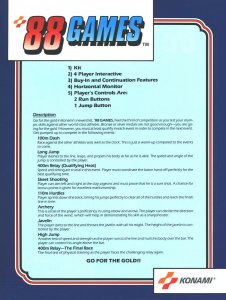 88 Games Arcade Flyer Original Video Game Art 1988 Vintage Retro Promo UNUSED