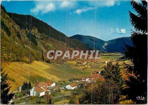 Postcard Modern Mountain Village