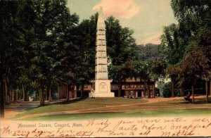 Massachusetts Concord Monument Square 1906 Rotograph