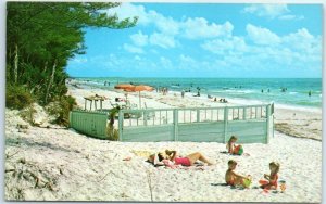 Postcard - Leisure Time on Pass-A-Grill Beach near St. Petersburg, Florida