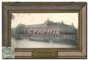 Old Postcard Paris Palais d'Orsay train station Orleans