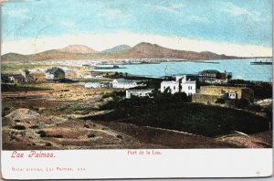 Spain Las Palmas Port de la Luz Vintage Postcard C064