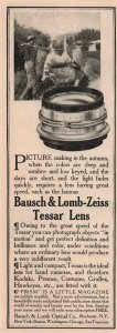 1907 Original Print Ad Hunters Caring Pig Bausch & Lomb-Zeiss 2P1-6