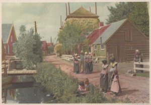 Spakenburg Eemland Local Dutch Fashion Costume Holland Postcard