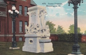 BLOOMINGTON, Illinois, 1900-1910s; Trotter Fountain