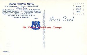 TX, Abilene, Texas, Maple Terrace Motel, Pool, Smith No 46883-B