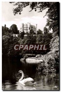 Old Postcard Schloss Hohenschwangau began Alpsee