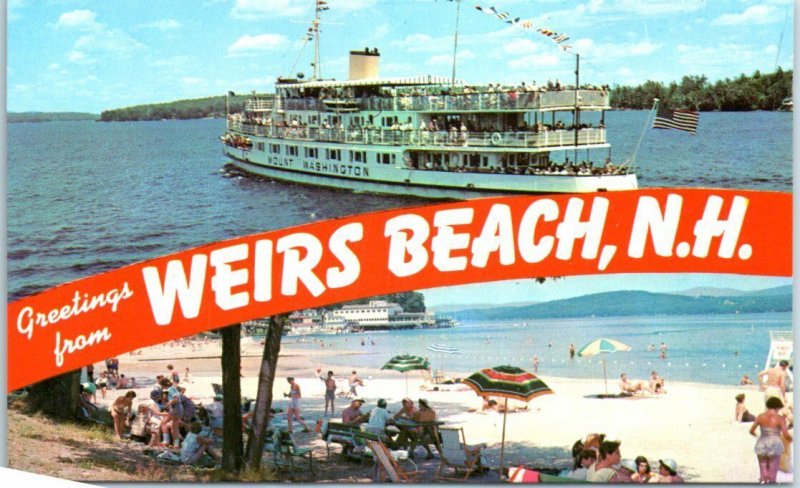 M-37741 Greetings from Weirs Beach Laconia New Hampshire