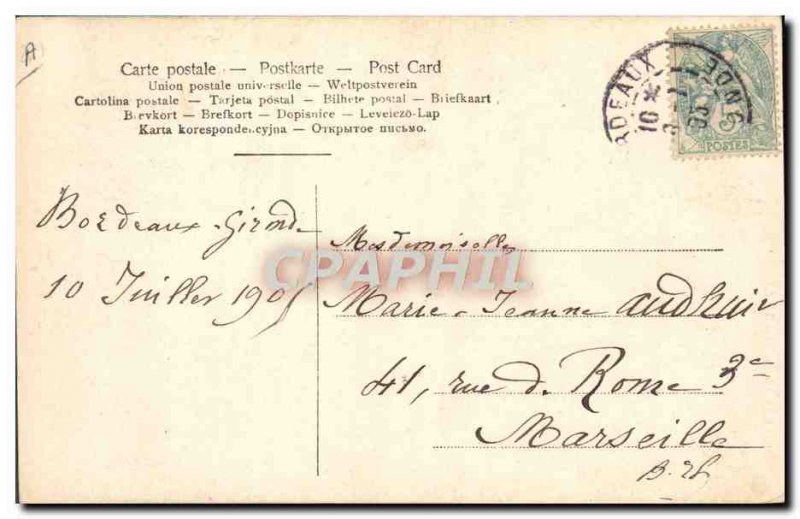 Old Postcard Fancy Marie Surname