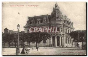 Old Postcard Bank Caisse d & # 39Epargne Vitry le Francois