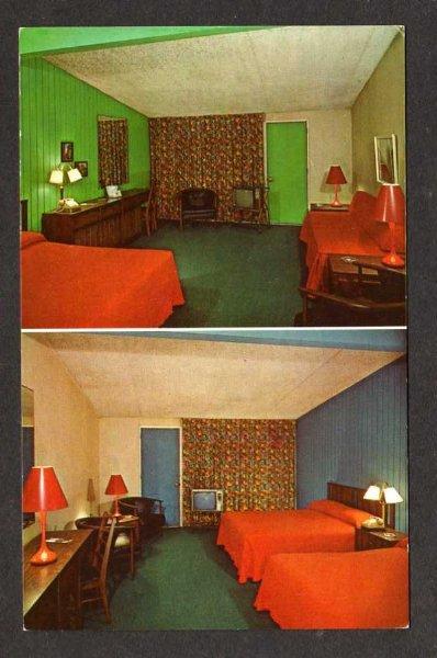 NY Holiday Mountain Motel ROCK HILL NEW YORK Postcard