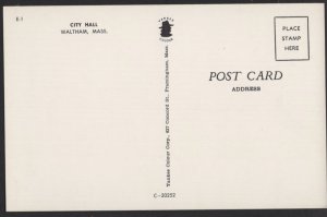 Massachusetts WALTHAM City Hall ~ Chrome