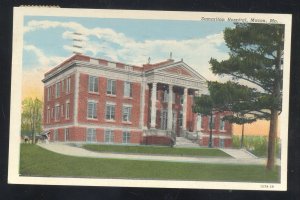 MACON MISSOURI SAMARITAN HOSPITAL MO. VINTAGE POSTCARD