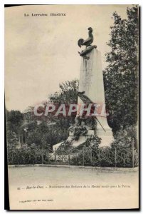 Postcard The Old Illistree Lorraine Bar le Duc Monument Children Meuse died f...