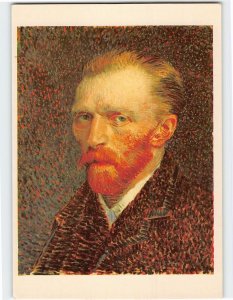 Postcard Self-Portrait By van Gogh, The Art Institute of Chicago, Illinois