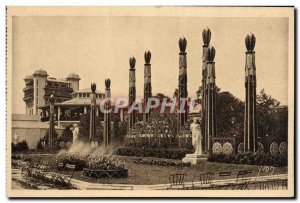 Old Postcard Paris Exposition Internationale des Arts Decoratifs Decor floral...