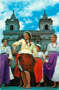 Ecuador Folklore representing the Province of Chimborazo at the Feast of Quito