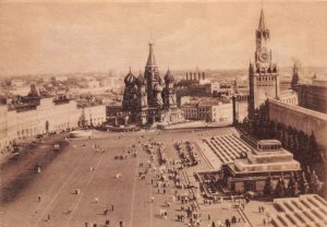 Group of 7 1939 New York Worlds Fair Russia Pavilion USSR Postcards AA72374