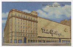 Titche Goettinger Department Store Dallas Texas linen postcard