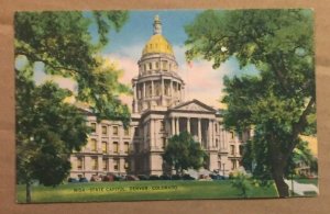 VINTAGE POSTCARD UNUSED - STATE CAPITOL, DENVER, COLORADO