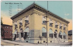 ALTOONA, Pennsylvania, PU-1912; Post Office