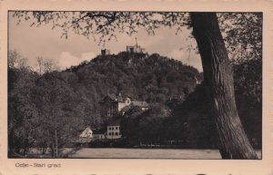 Celje Starum Gradu Grad Slovenia Real Photo Old Postcard