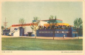 German-American Building at Chicago Expo 1933 Postcard