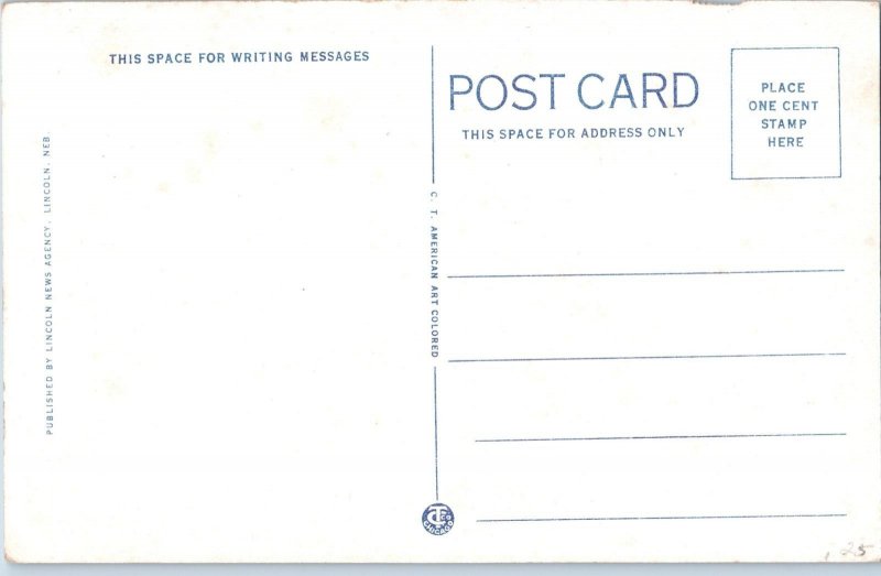 US Veterans Hospital Lincoln Nebraska Postcard