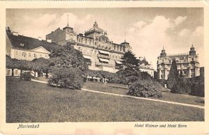 Hotel Weimar und Hotel Stern Belgium Postcard