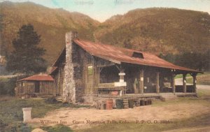 Green Mountain Falls Colorado Williams Inn Hand Colored Vintage Postcard AA65467