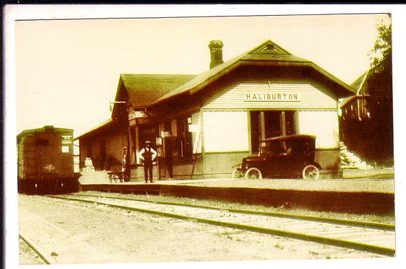 Haliburton Village Railway Train Station Art Gallery, Ontario