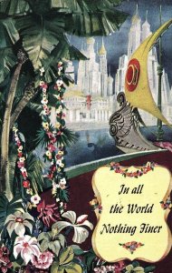 Vintage In All The World Nothing Enter, Shangri-la, Chicago, Ill. Postcard P127