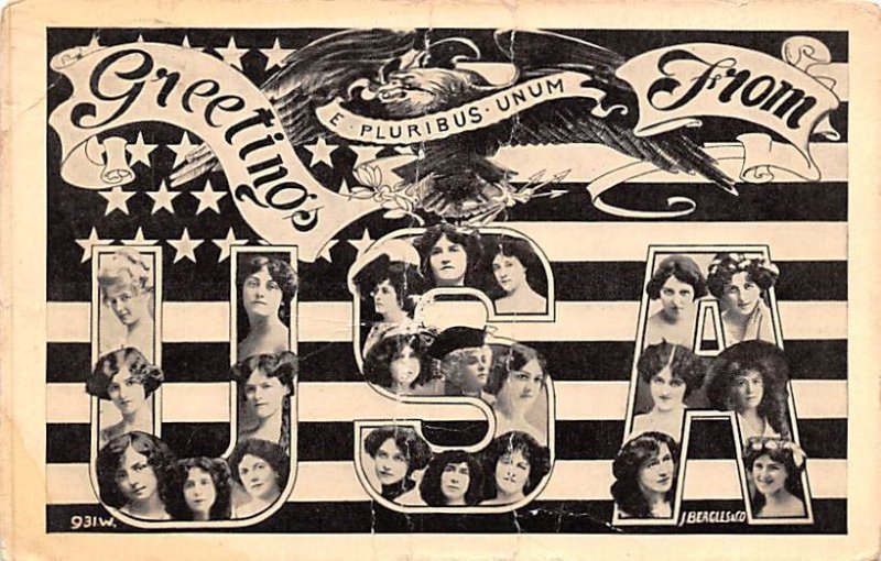 Greetings From USA 1908 