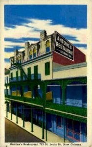 Antonie's Restaurant - New Orleans, Louisiana LA  
