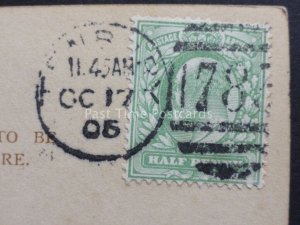 Worcestershire: c1905 Tenbury DUPLEX (783) Postmark