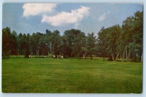 Saratoga Springs New York Postcard Saratoga Spa Golf Course 1960 Vintage Antique