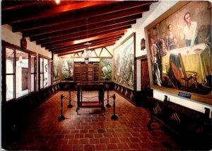 VINTAGE CONTINENTAL SIZE POSTCARD COLONIAL SPANISH MUSEUM VENEZUELA 1974