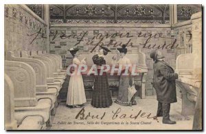 Old Postcard Vichy Palace Saile Sources gargles the Source Chomel