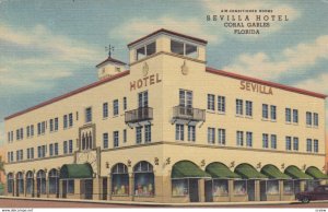 Coral Gables , MIAMI , Florida , 1930-40s ; Sevilla Hotel