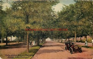 IL, Chicago, Illinois, Lake Shore Drive, Along Lake Michigan, Franklin Postcard
