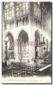 Old Postcard Paris L Abbaye De Saint Denis Transept