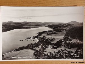 c1952 RPPC - Inveraray and Loch Fyne from Duniquaich