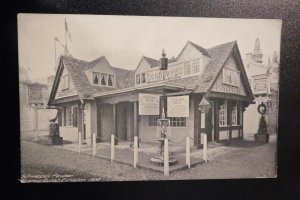 Mint USA Advertising Postcard Schweppes Pavilion France British Exhibition 1908