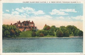 Calumet Island Thousand Islands near Clayton New York - Emery Estate - WB