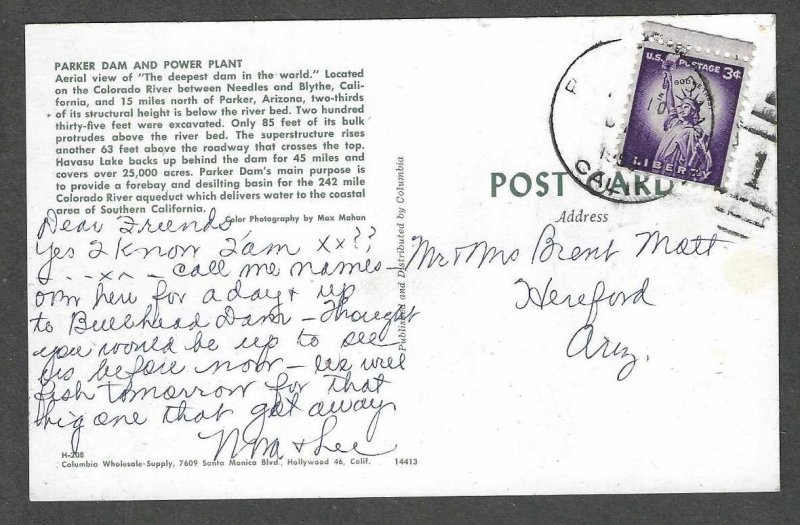 Parker Dam and Power Plant