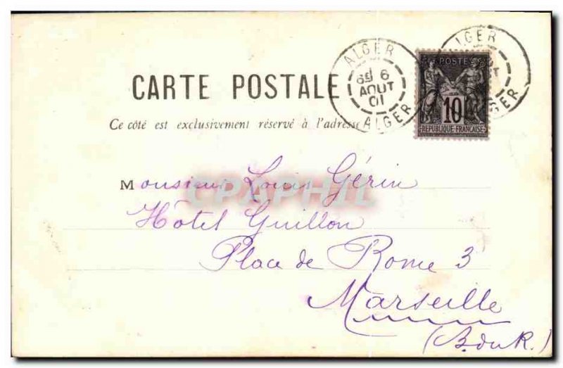 Old Postcard Algiers Hotel d Europe Boulevard Carnot