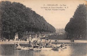 BR72122 le parc  le bassin du char d apollon  versailles france