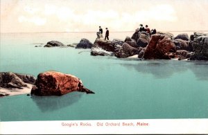 Maine Old Orchard Beach Googin's Rocks