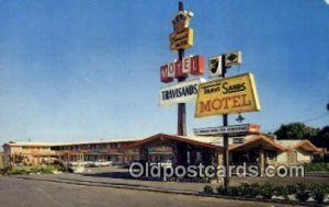 Travisands Motel, Fairfield, CA, USA Motel Hotel 1965 light wear, postal used...